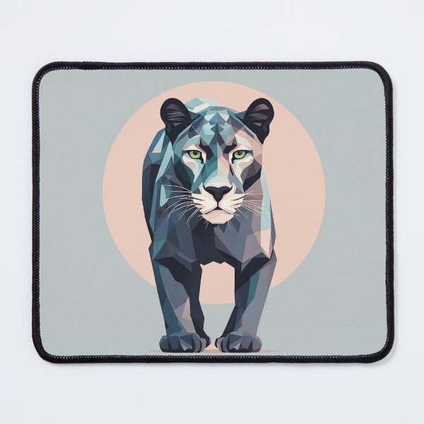 Item preview, Beautiful Blue Tiger Geometric Polygon Design designed and sold by DesignDrifts.