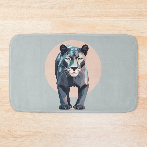 Item preview, Beautiful Blue Tiger Geometric Polygon Design designed and sold by DesignDrifts.