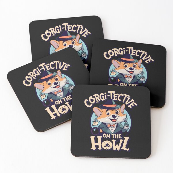 Item preview, Cute Corgi Halloween: Corgi-tective on the Howl! designed and sold by Witcrafters.
