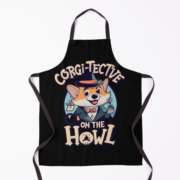 Item preview, Cute Corgi Halloween: Corgi-tective on the Howl! designed and sold by Witcrafters.