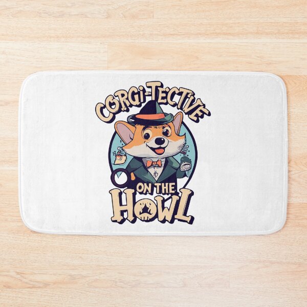 Item preview, Cute Corgi Halloween: Corgi-tective on the Howl! designed and sold by Witcrafters.