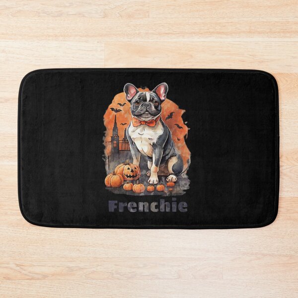 Item preview, French bulldog and pumpkin, pumpkin, pumpkins, Halloween, fall, spooky designed and sold by Collagedream.