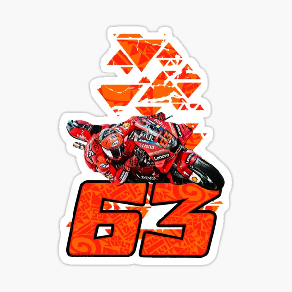 Moto GP Francesco Bagnaia Kit Motorbike Stickers - Star Sam