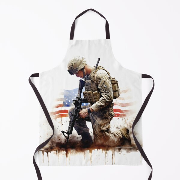 Item preview, American Soldier Honoring Nation designed and sold by inkArtistryfine.