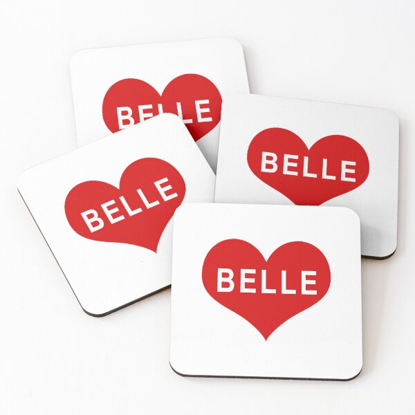 Item preview, BELLE NAME Red Love Heart designed and sold by usernamenaijan.