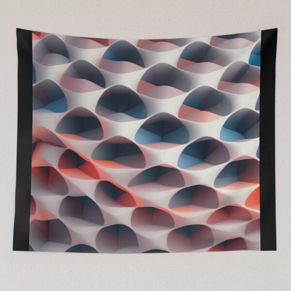 Item preview, 3d futuristic pattern  designed and sold by Roxburylane.