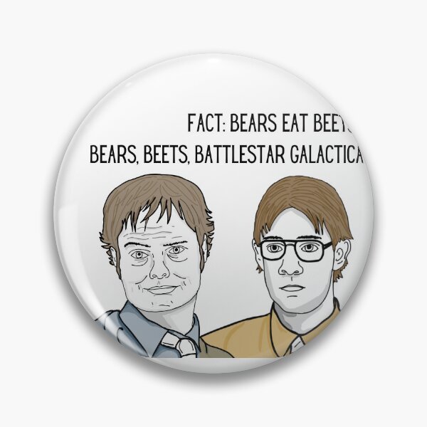 Item preview, Bears Eat Beets, Identity theft with Jim Halpert and Dwight Schrute designed and sold by ItOk-DontBeCry.