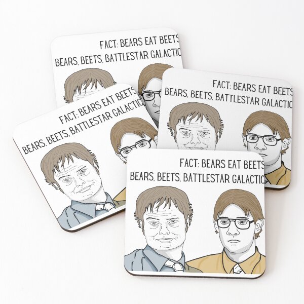 Item preview, Bears Eat Beets, Identity theft with Jim Halpert and Dwight Schrute designed and sold by ItOk-DontBeCry.