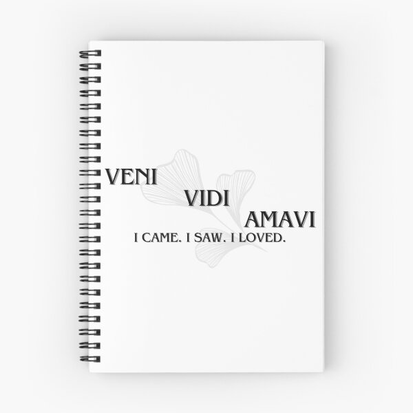 Item preview, Veni Vidi Amavi "I came. I saw. I loved." Version 2 designed and sold by Feather n'  Ink.