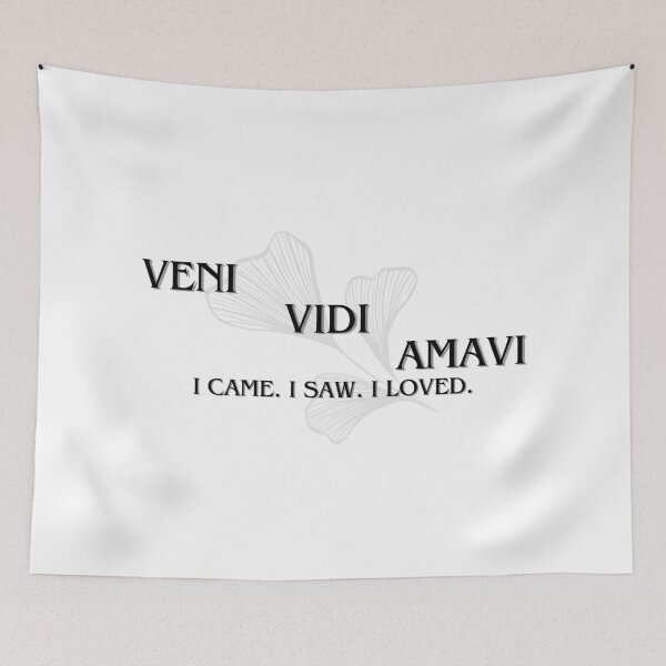 Item preview, Veni Vidi Amavi "I came. I saw. I loved." Version 2 designed and sold by Feather n'  Ink.