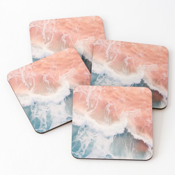 Item preview, Pink ethereal waves, ocean scene designed and sold by alxndraai.
