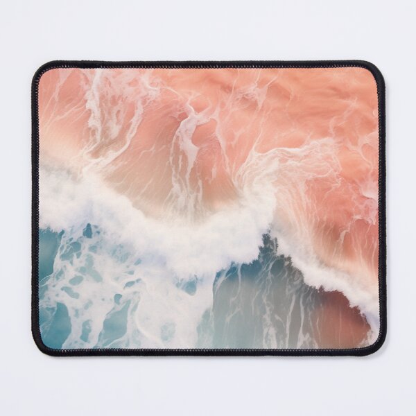 Item preview, Pink ethereal waves, ocean scene designed and sold by alxndraai.