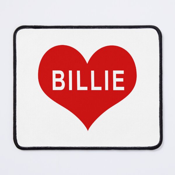 Item preview, BILLIE NAME Red Love Heart designed and sold by usernamenaijan.