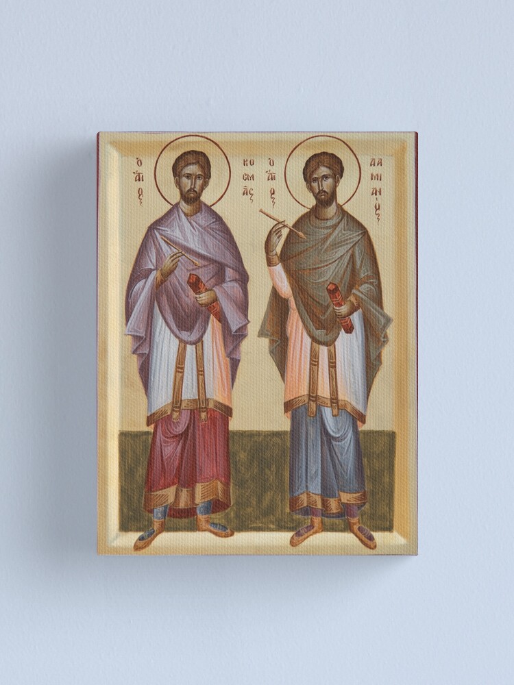 Alternate view of Sts Cosmas and Damian Canvas Print