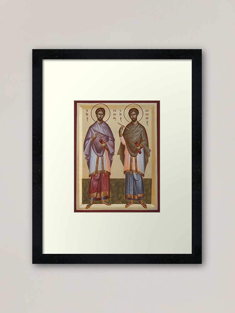 Alternate view of Sts Cosmas and Damian Framed Art Print