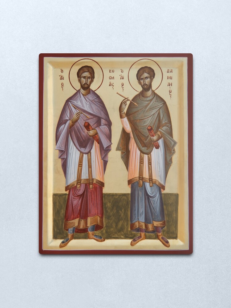 Alternate view of Sts Cosmas and Damian Metal Print