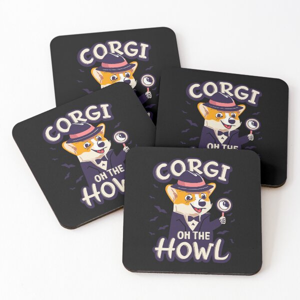 Item preview, Cute Corgi on the Howl designed and sold by Witcrafters.