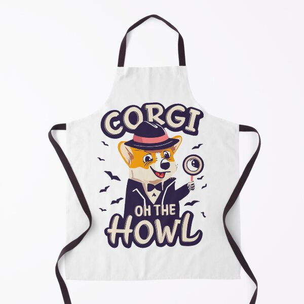 Item preview, Cute Corgi on the Howl designed and sold by Witcrafters.