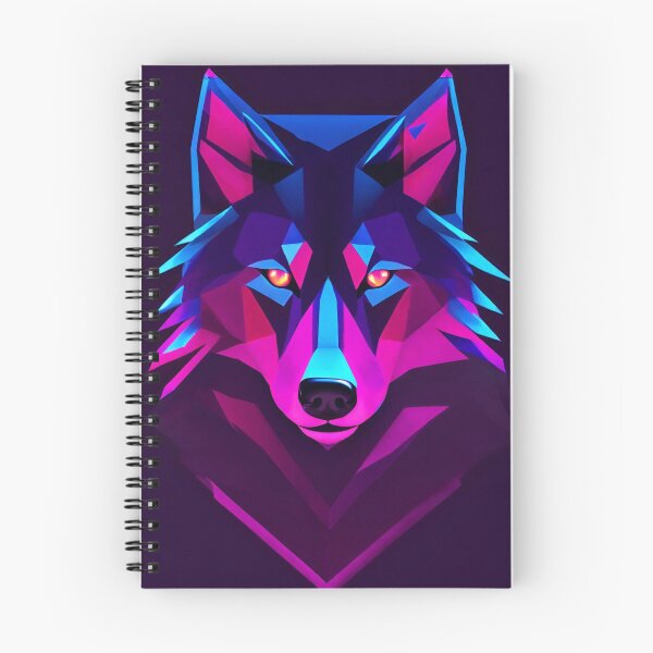 Item preview, Electric Prowl: Neon Wolf Art designed and sold by FunArtDesigns00.