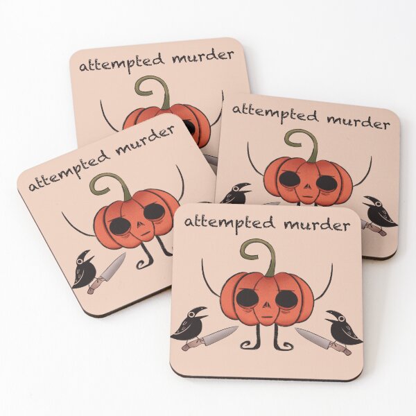 Item preview, Attempted Murder & Pip designed and sold by GrumpyPip.
