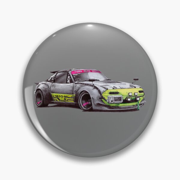 Item preview, Cyberpunk Mazda Miata MX-5. designed and sold by Car drawings by Pavlo Scherbatyuk.