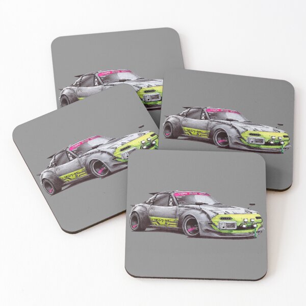 Item preview, Cyberpunk Mazda Miata MX-5. designed and sold by Car drawings by Pavlo Scherbatyuk.