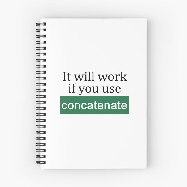 Item preview, Use Concatenate designed and sold by ThePurpleFrog.