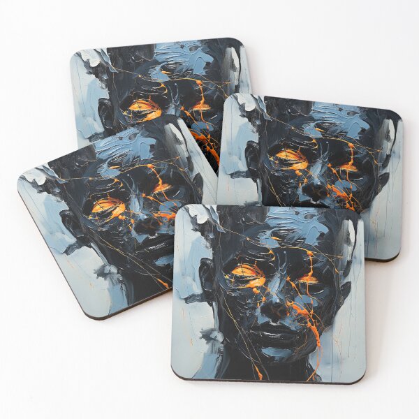 Item preview, Eccotek - Variant 1 (Impasto Style Cyborg) designed and sold by Mod Sci.