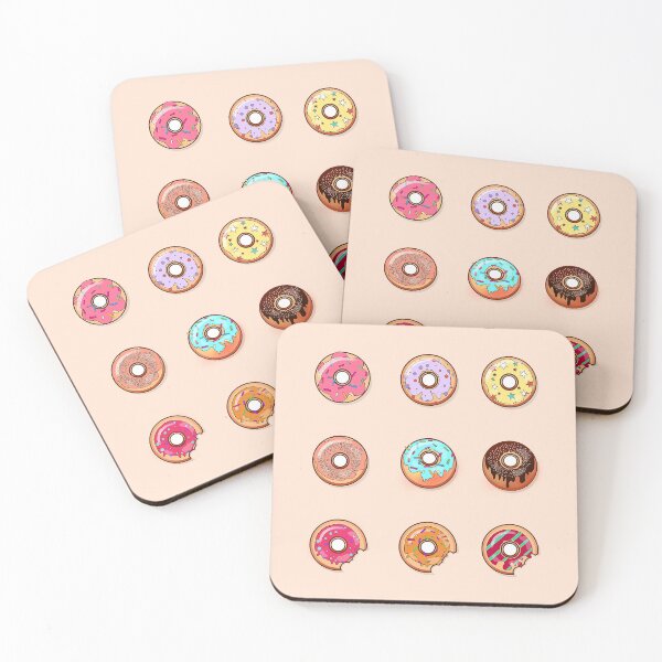 Item preview, Pattern of donuts designed and sold by KAY Artists.
