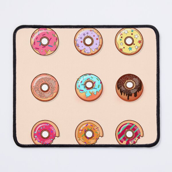 Item preview, Pattern of donuts designed and sold by KAY Artists.