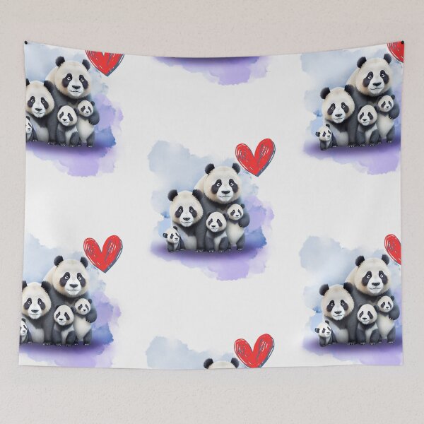 Item preview, Happy Panda Family designed and sold by NickTaroDesign.