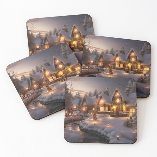Item preview, Luminous Winter Retreat: Enchantment by the Stream designed and sold by flatlandorigins.