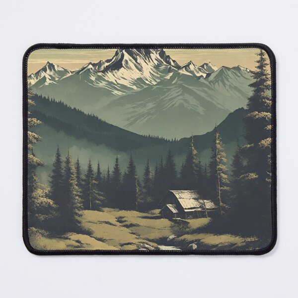 Item preview, Vintage Little Cabin House Tucked Away  designed and sold by LittleCabinLife.