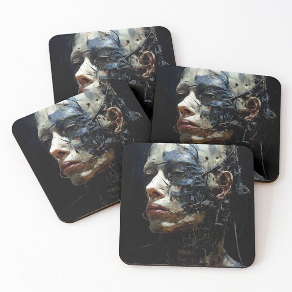 Item preview, Eccotek - Variant 2 (Impasto Style Cyborg) designed and sold by Mod Sci.