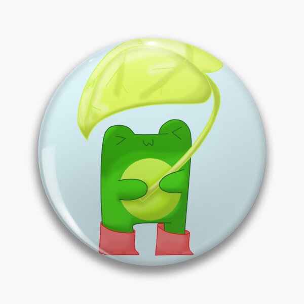 Item preview, Leaf Umbrella Frog designed and sold by Cutsiecottage.