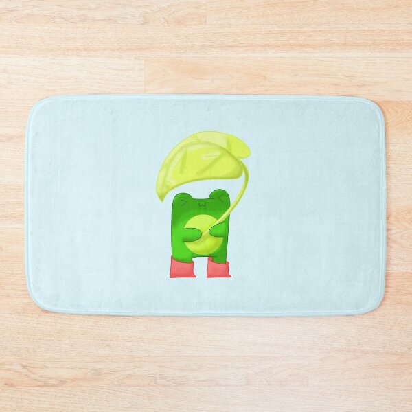 Item preview, Leaf Umbrella Frog designed and sold by Cutsiecottage.