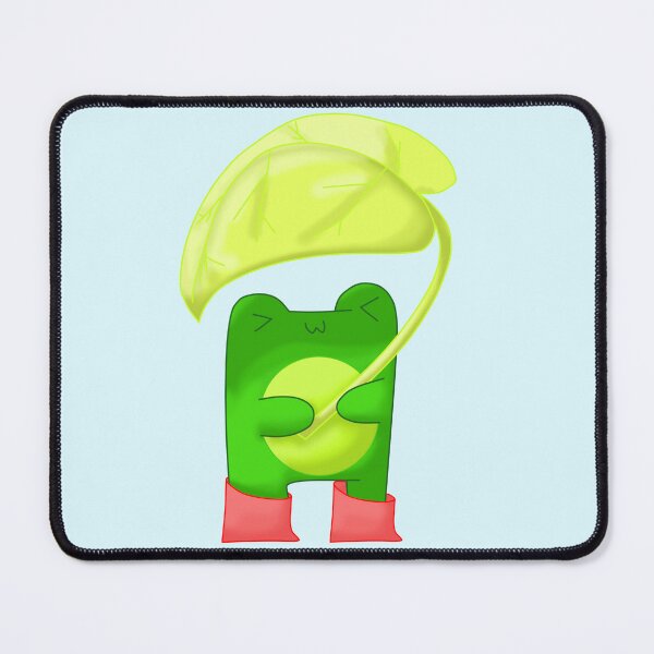 Item preview, Leaf Umbrella Frog designed and sold by Cutsiecottage.