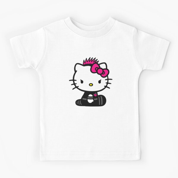 Create meme indie kid kuromi, kuromi, t-shirt for hello kitty