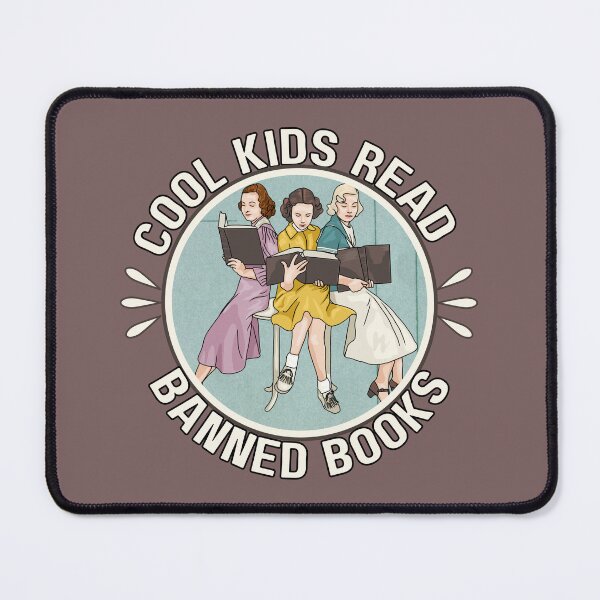 Item preview, Cool Kids Read Banned Books designed and sold by Unhinged Heather.