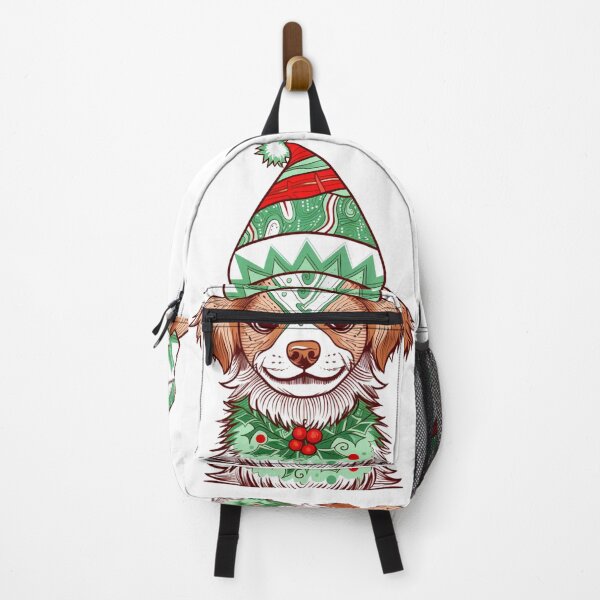 Item preview, Folk Art Christmas Dog designed and sold by TukiiDesign.