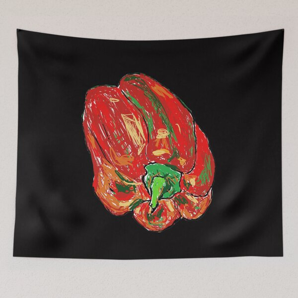 Item preview, Still life of a red pepper designed and sold by SHARON NAKAR.