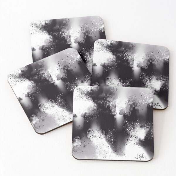 Item preview, Shades Of Gray - Black White Gray Monochrome Abstract designed and sold by Joey Santiago.