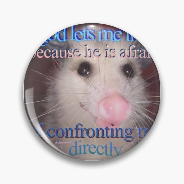 Item preview, god lets me live because he is afraid of confronting me directly designed and sold by cbbagedesign.