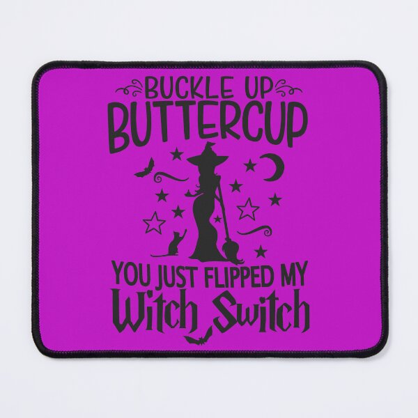 Item preview, Funny Halloween Buttercup Flipped Witch Switch designed and sold by UniQueensShop.