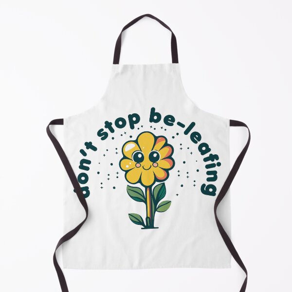 Item preview, Cute Kawaii Funny "Don't Stop Be-Leafing" Flower designed and sold by wingstar.