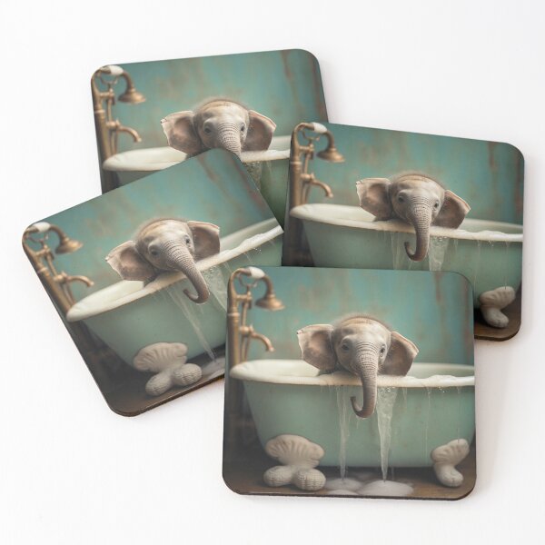Item preview, Elephant in a bathtub designed and sold by Brendon987.