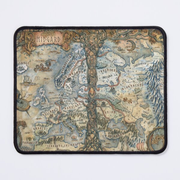 Item preview, Midgard (Gods of the Ragnarok Era) designed and sold by MattLarkinBooks.
