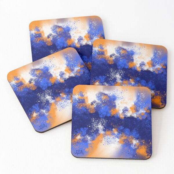 Item preview, LGM - Blue Orange Abstract designed and sold by Joey Santiago.