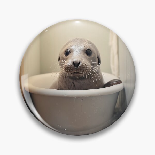 Item preview, Seal in a bathtub designed and sold by Brendon987.