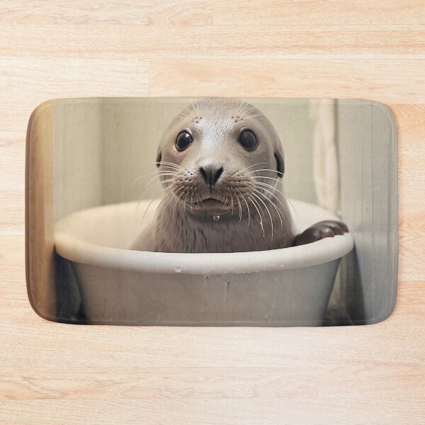 Item preview, Seal in a bathtub designed and sold by Brendon987.